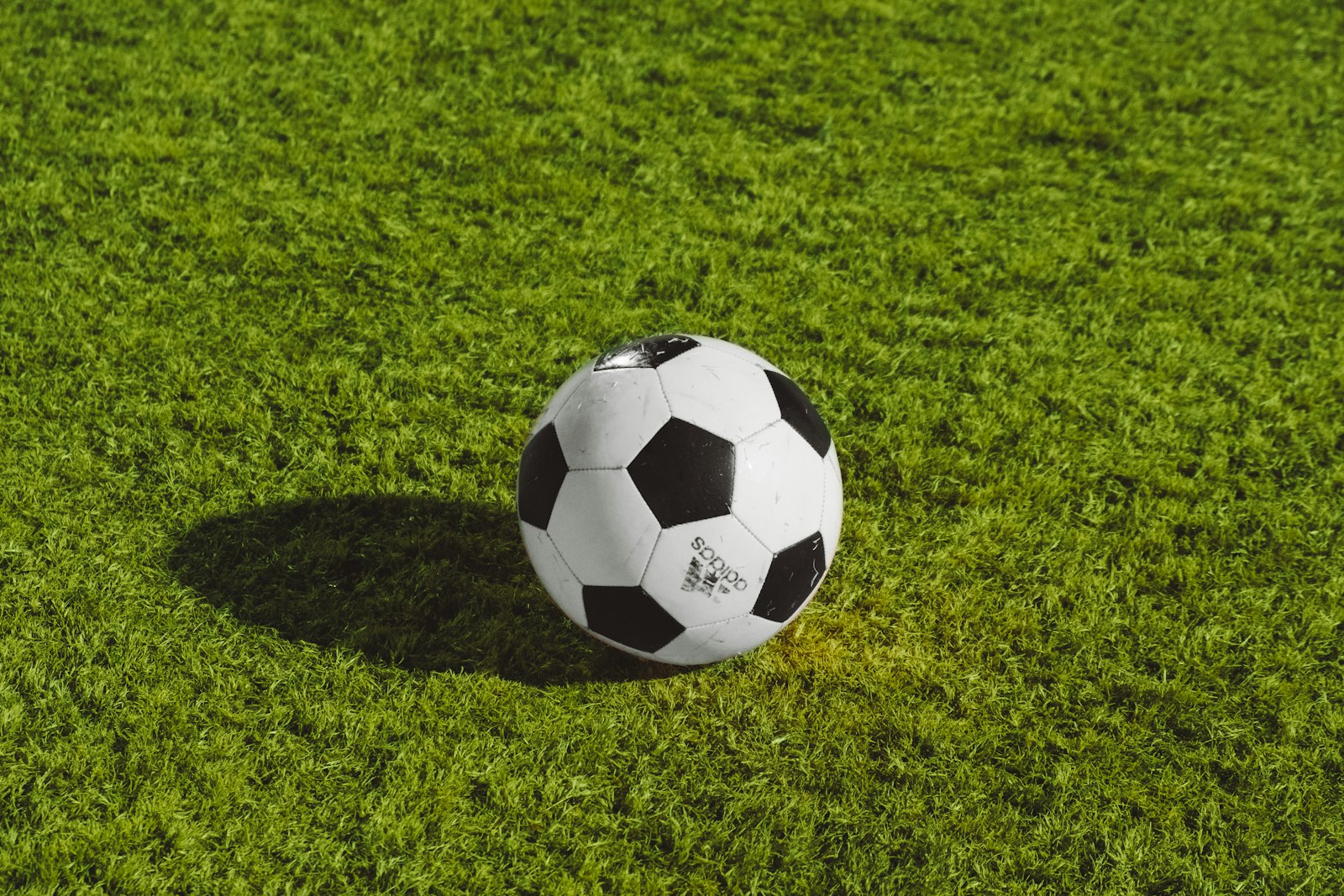 A football pitch from above